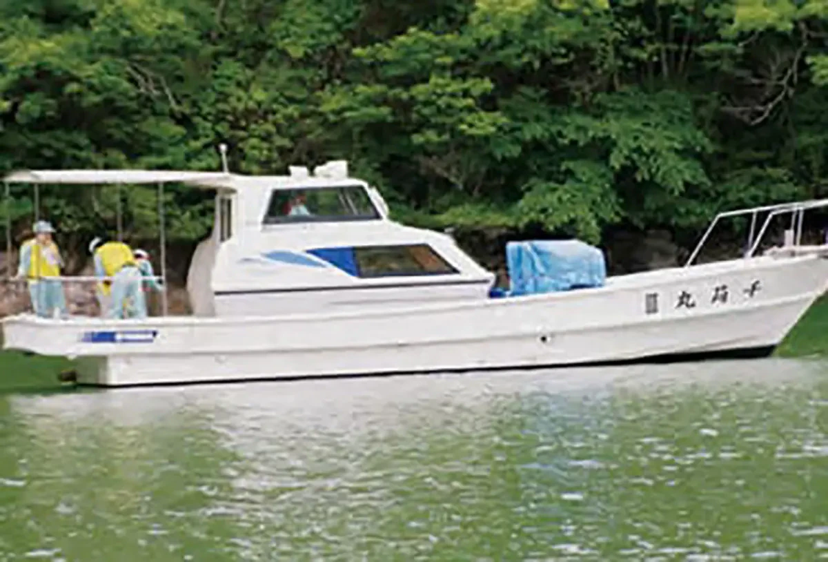 水源池での採水